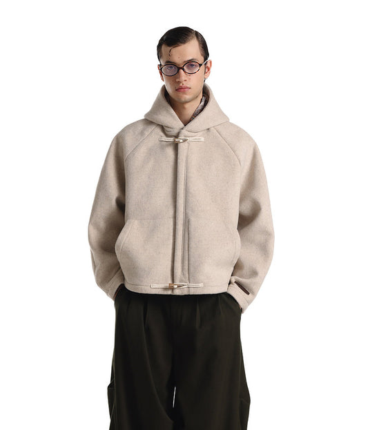 Short-length oversized jacket