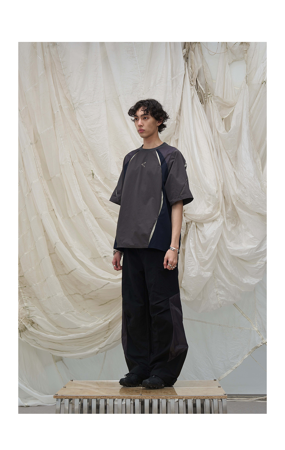 Windproof Deconstructed Casual Pants
