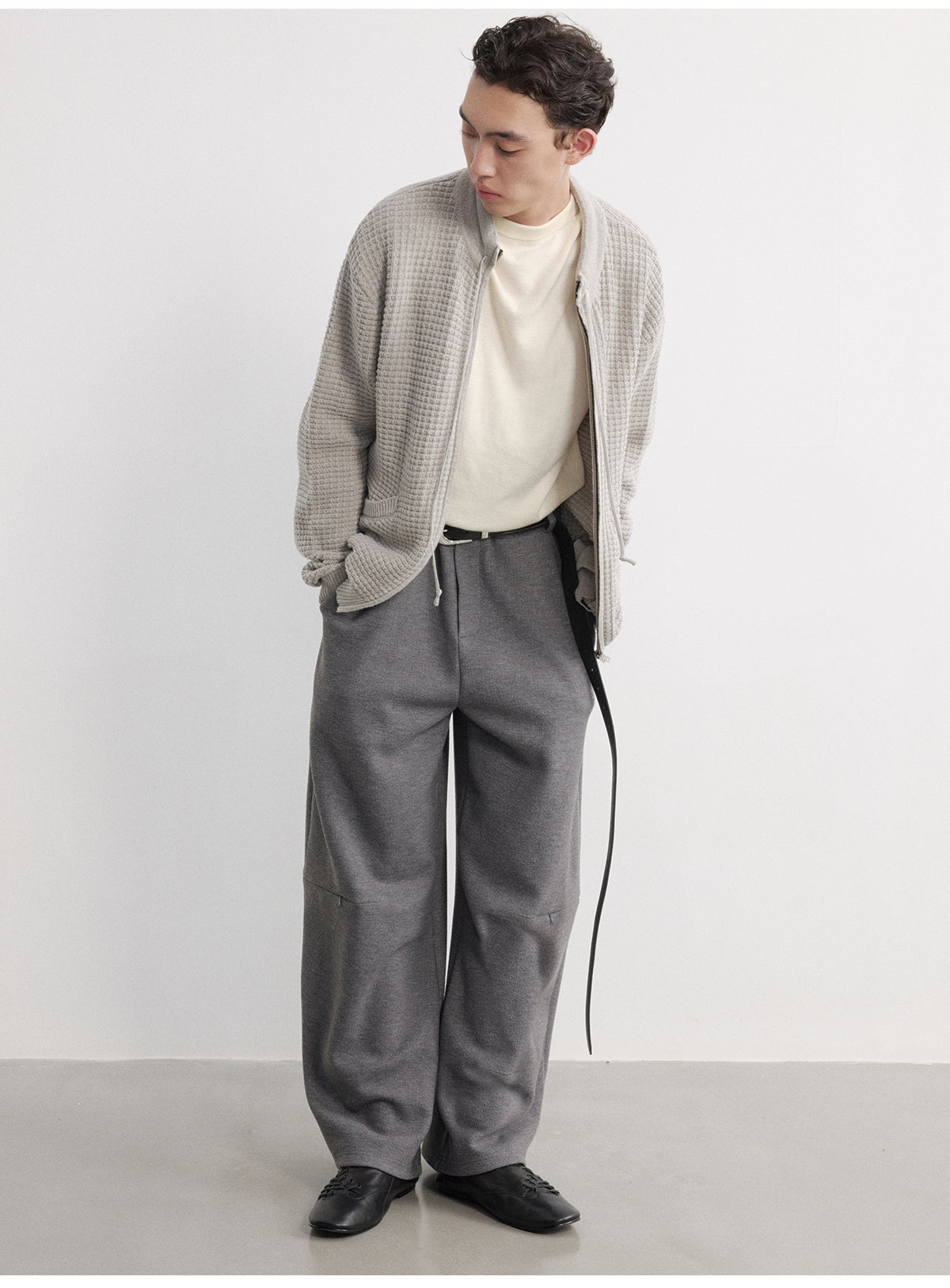 Waffle Knit Cardigan