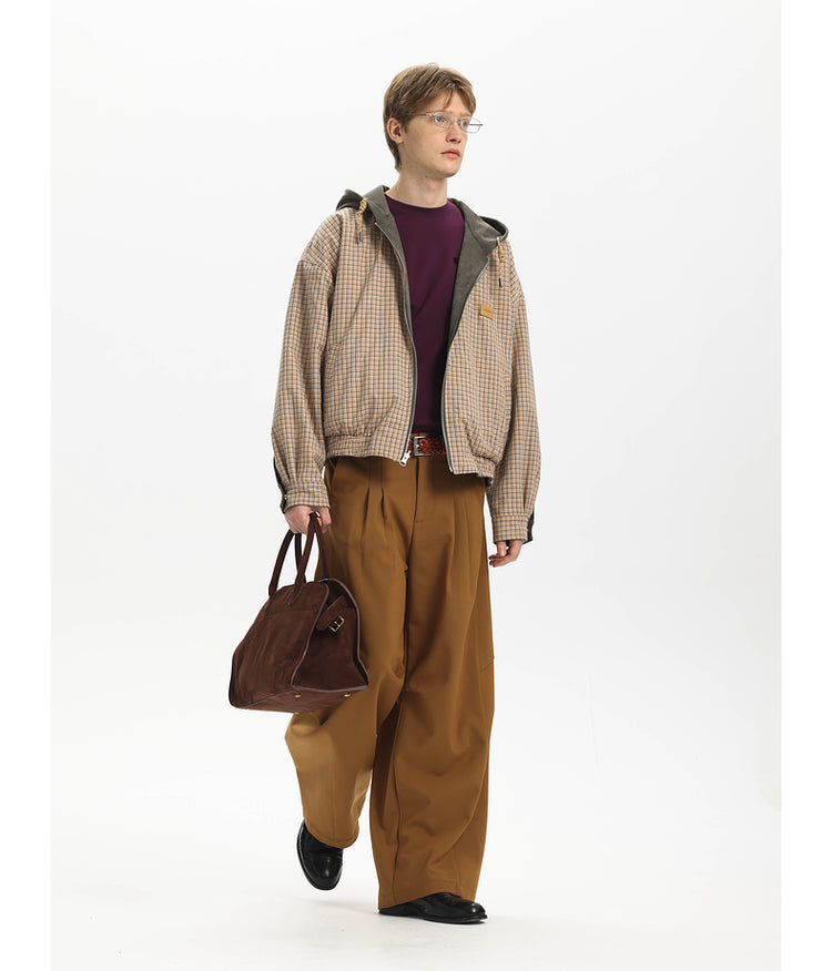 Reversible Checked Jacket