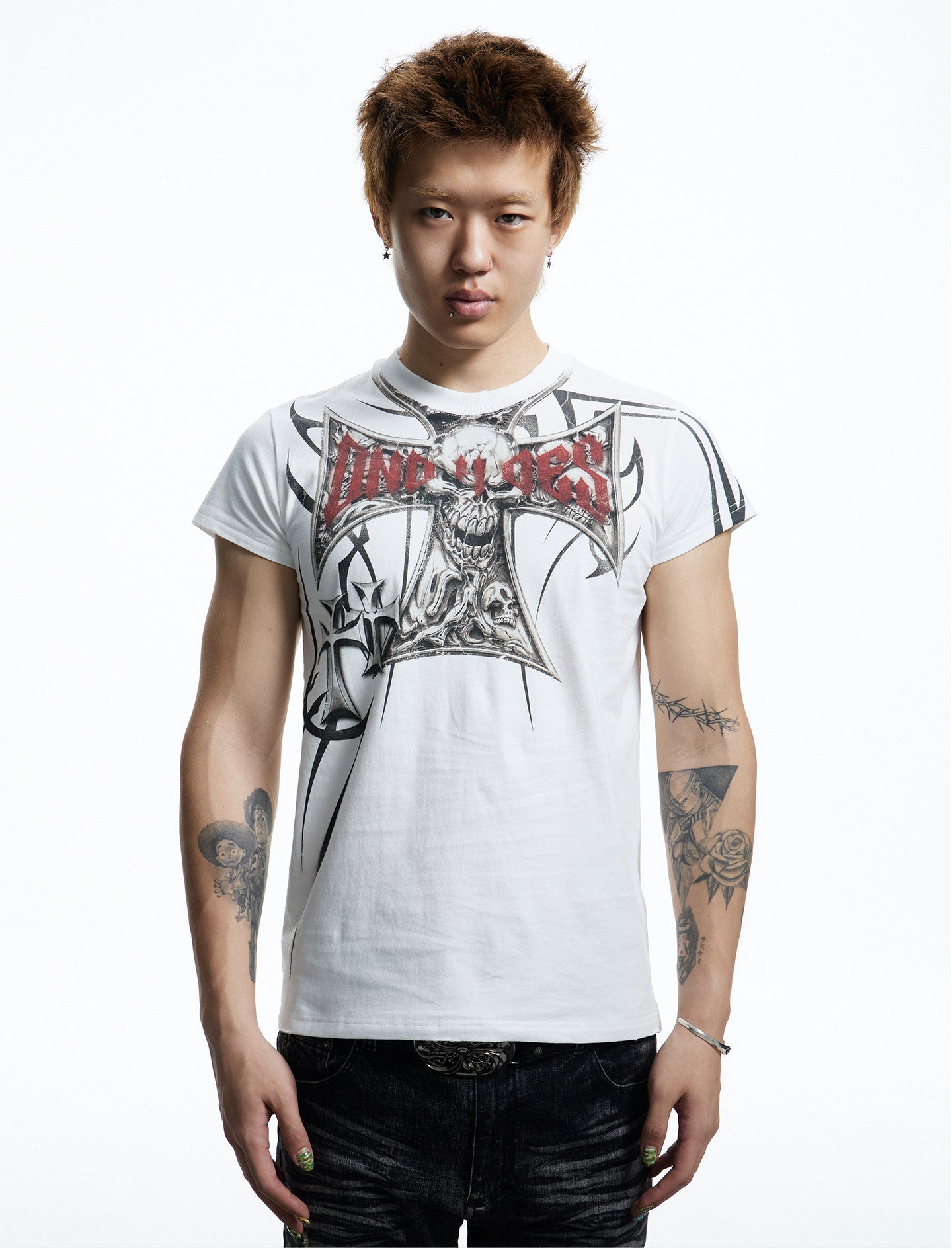 Graffiti-Print T-Shirt