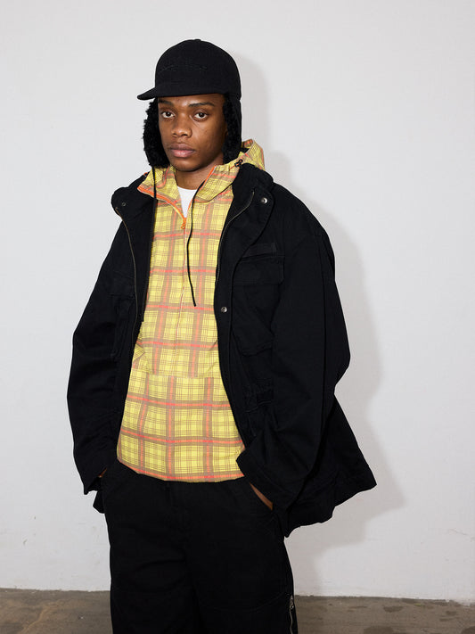 Distressed Finish 4-Pocket Jacket