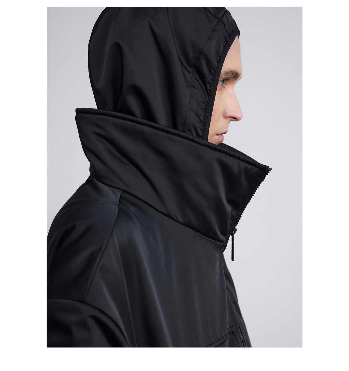Quilted Stitch Short-Length Wide Jacket