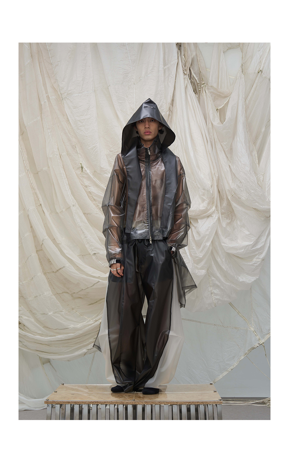 Machete Silhouette Rain Pants