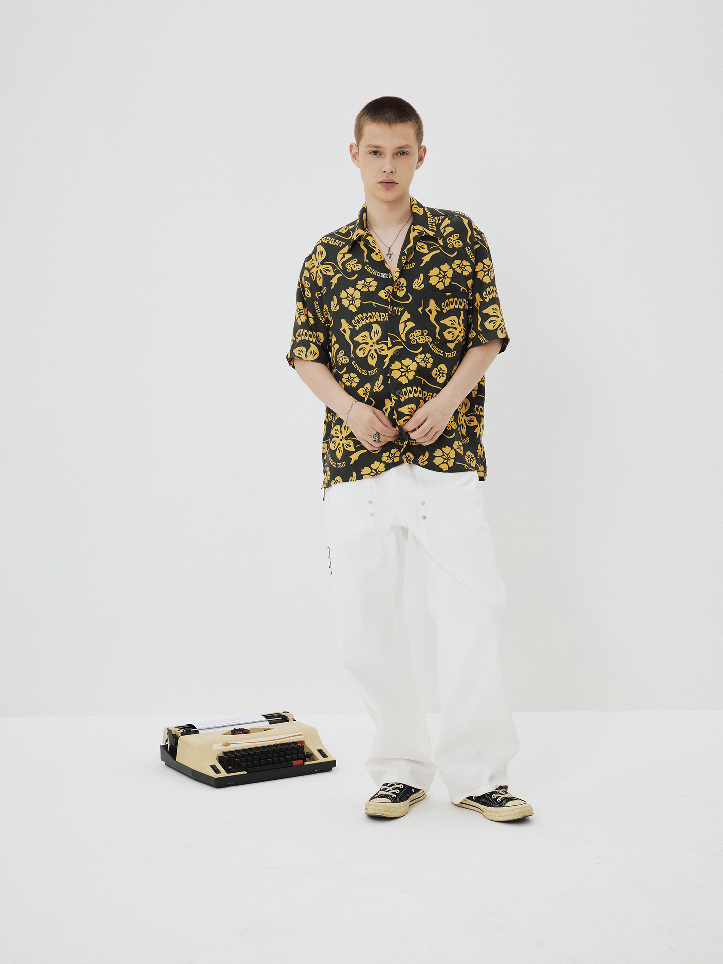 Draped Aloha Shirt