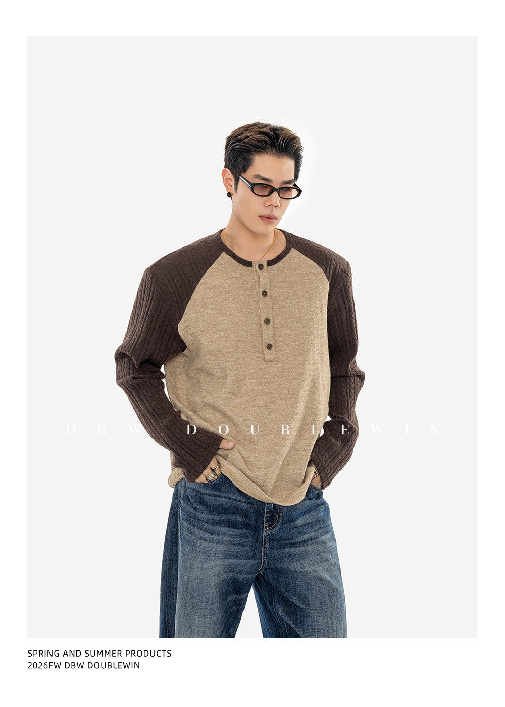 All-Match Loose-Fit Raglan Sweater
