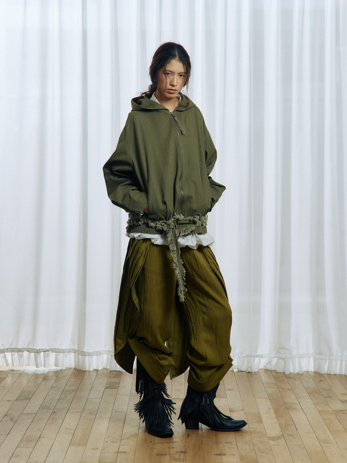 Pleated Casual Pants