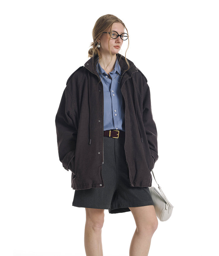 Distressed Oversized Jacket
