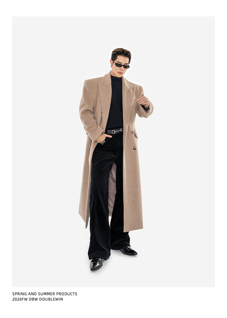 Simple Wool Long Coat