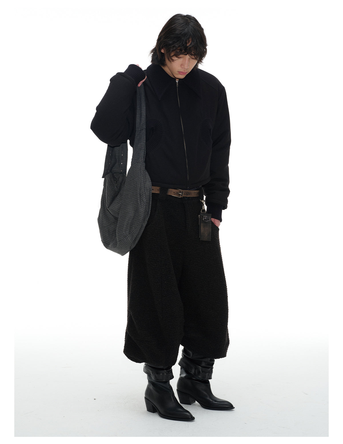 Spiral Pocket Cotton Jacket