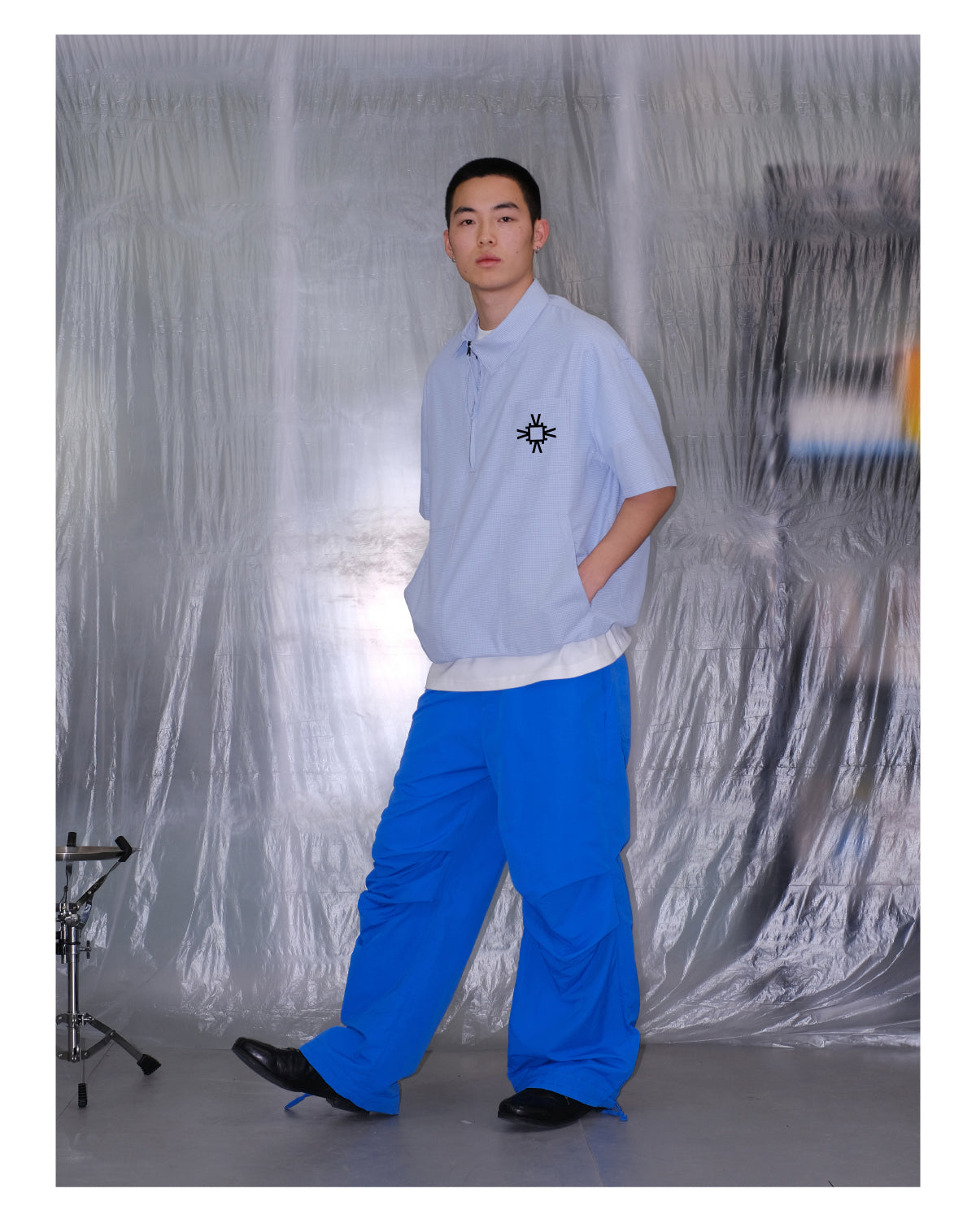 Pleated Paratrooper Pants