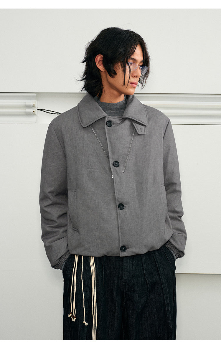 Stand collar cotton jacket