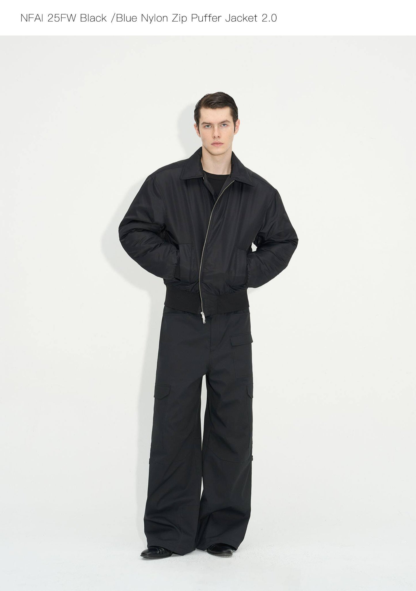 Collar-style cotton jacket