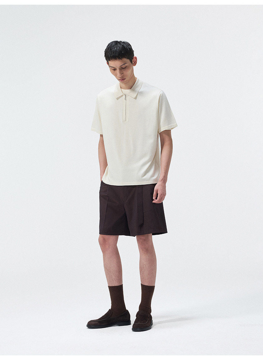 Mulberry Silk Blend Polo Shirt