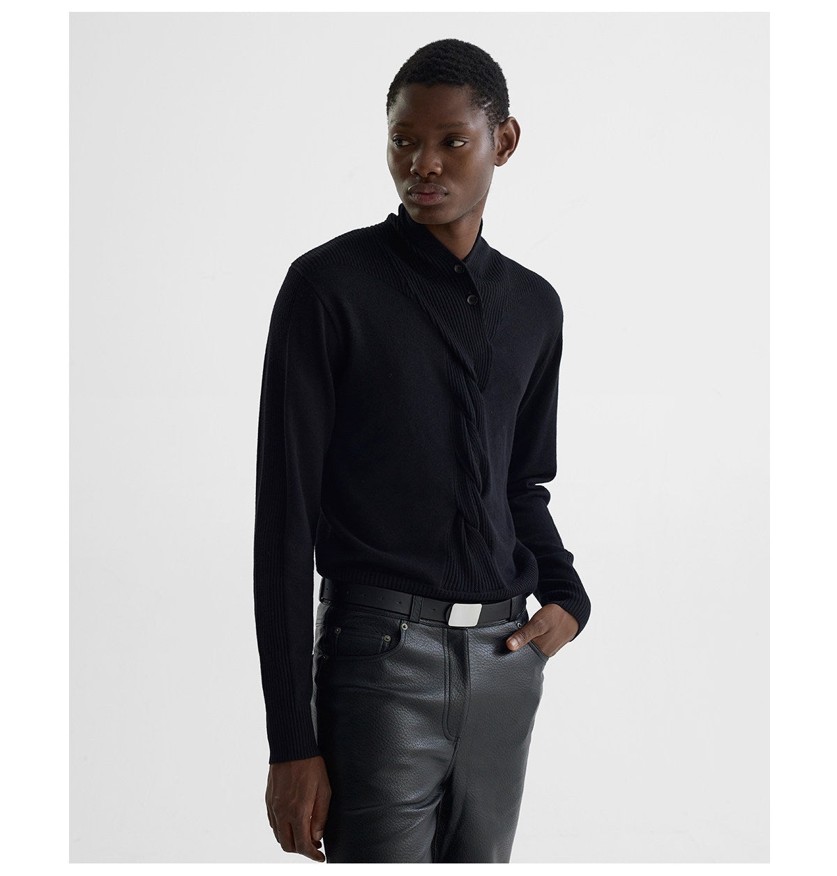 Basic V-neck Knit Sweater