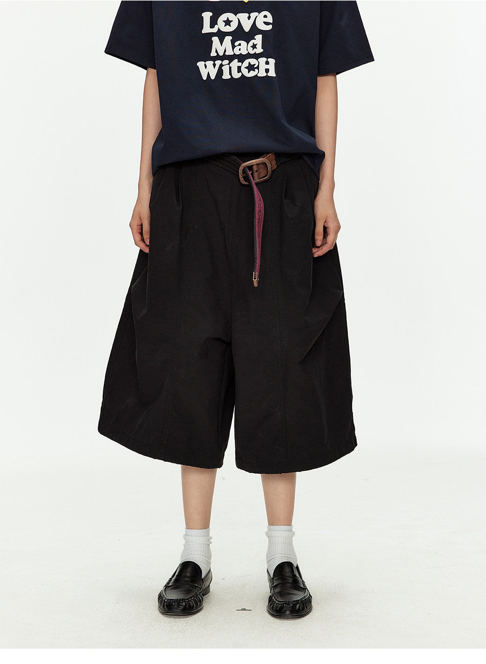 Mesh-Pocket Casual Shorts