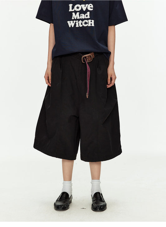 Mesh-Pocket Casual Shorts