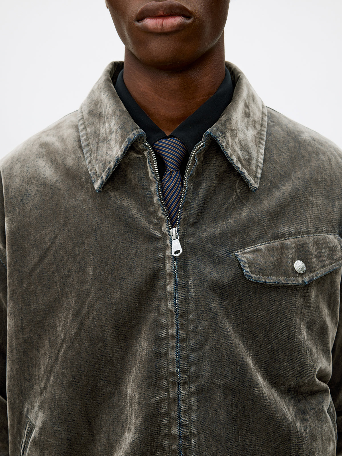 Flock Denim Bomber Jacket