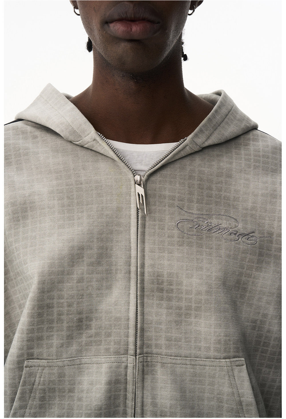 Embroidered Hooded Sweatshirt