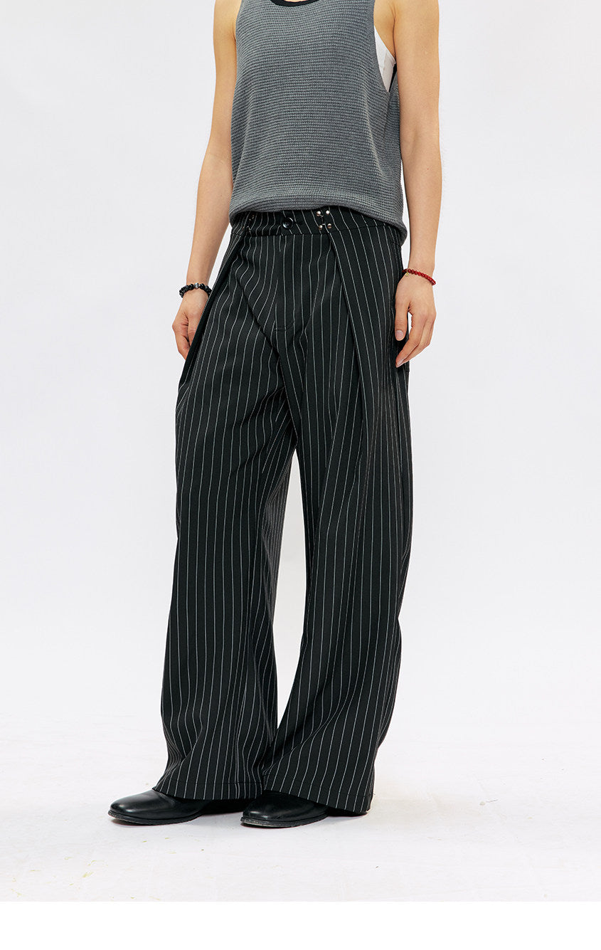 Breathable straight-fit casual pants