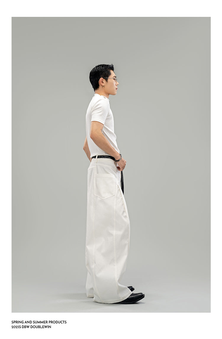 Deconstructed Casual Pants