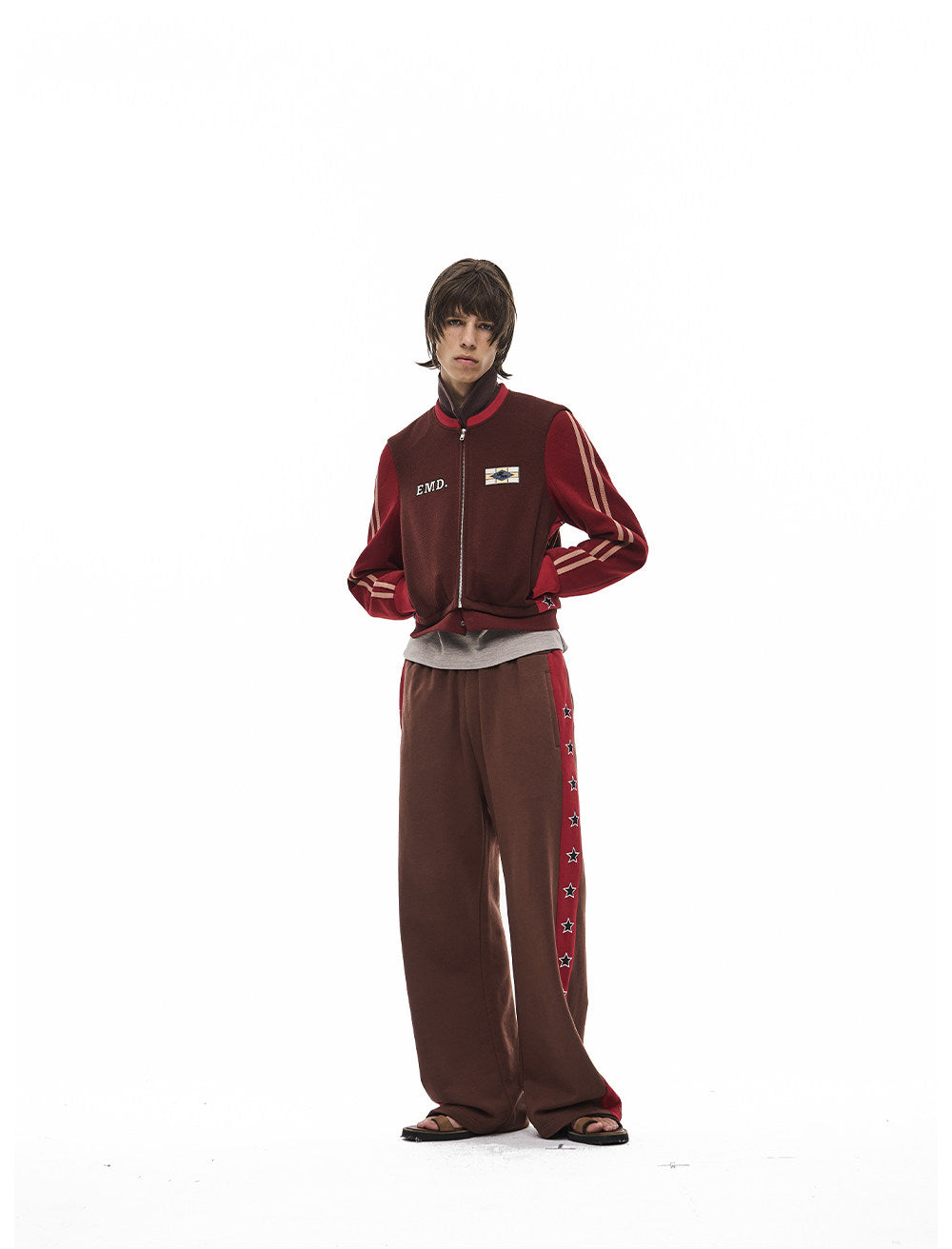 Stand-Collar Sports Jacket