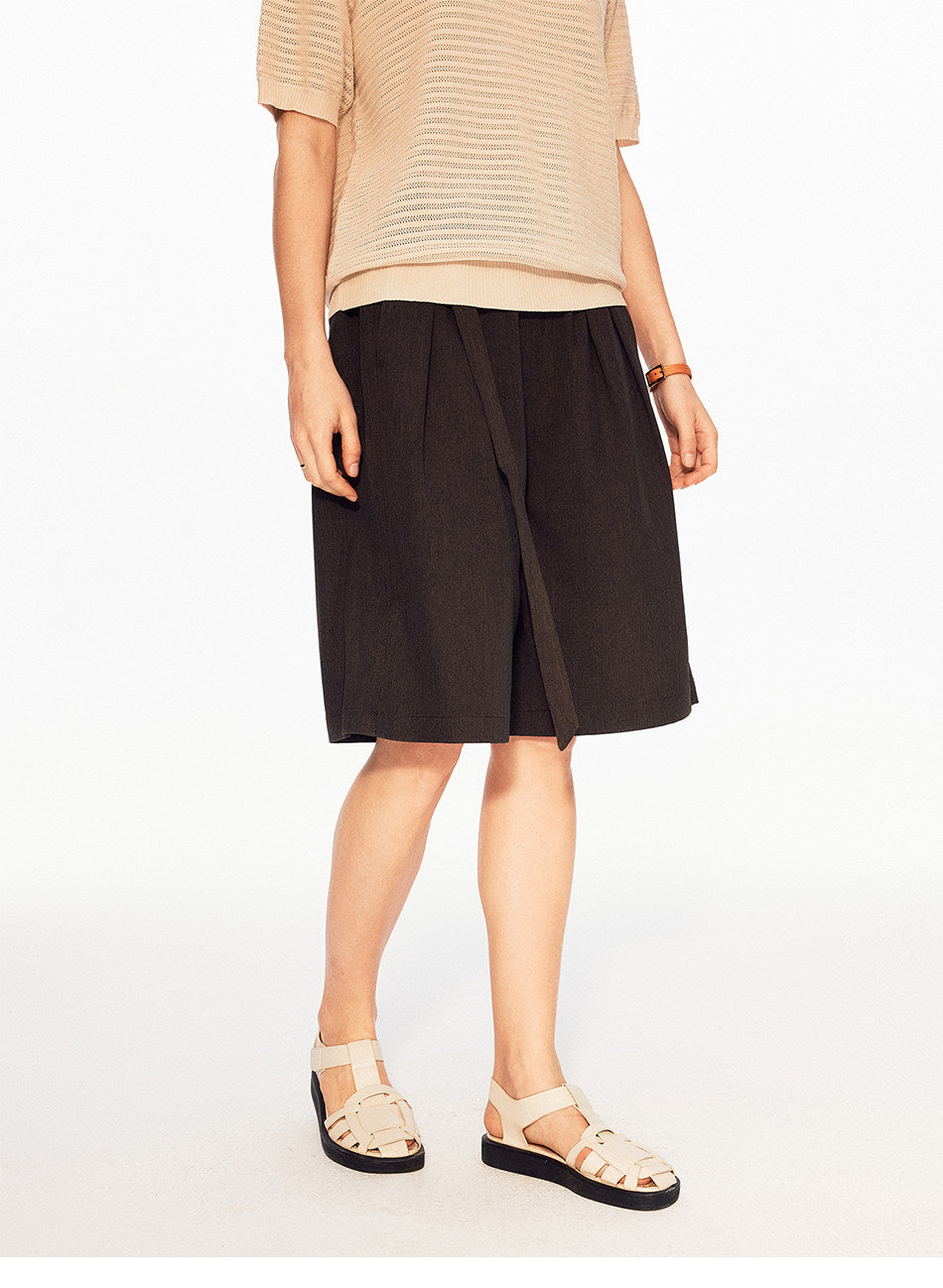 No-Iron Loose-Fit Shorts