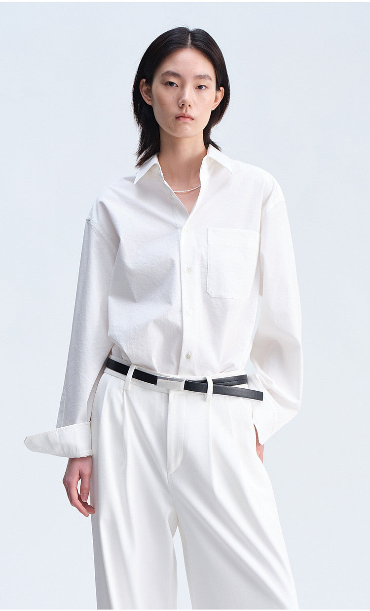 Casual Shirt with a Boxy Silhouette
