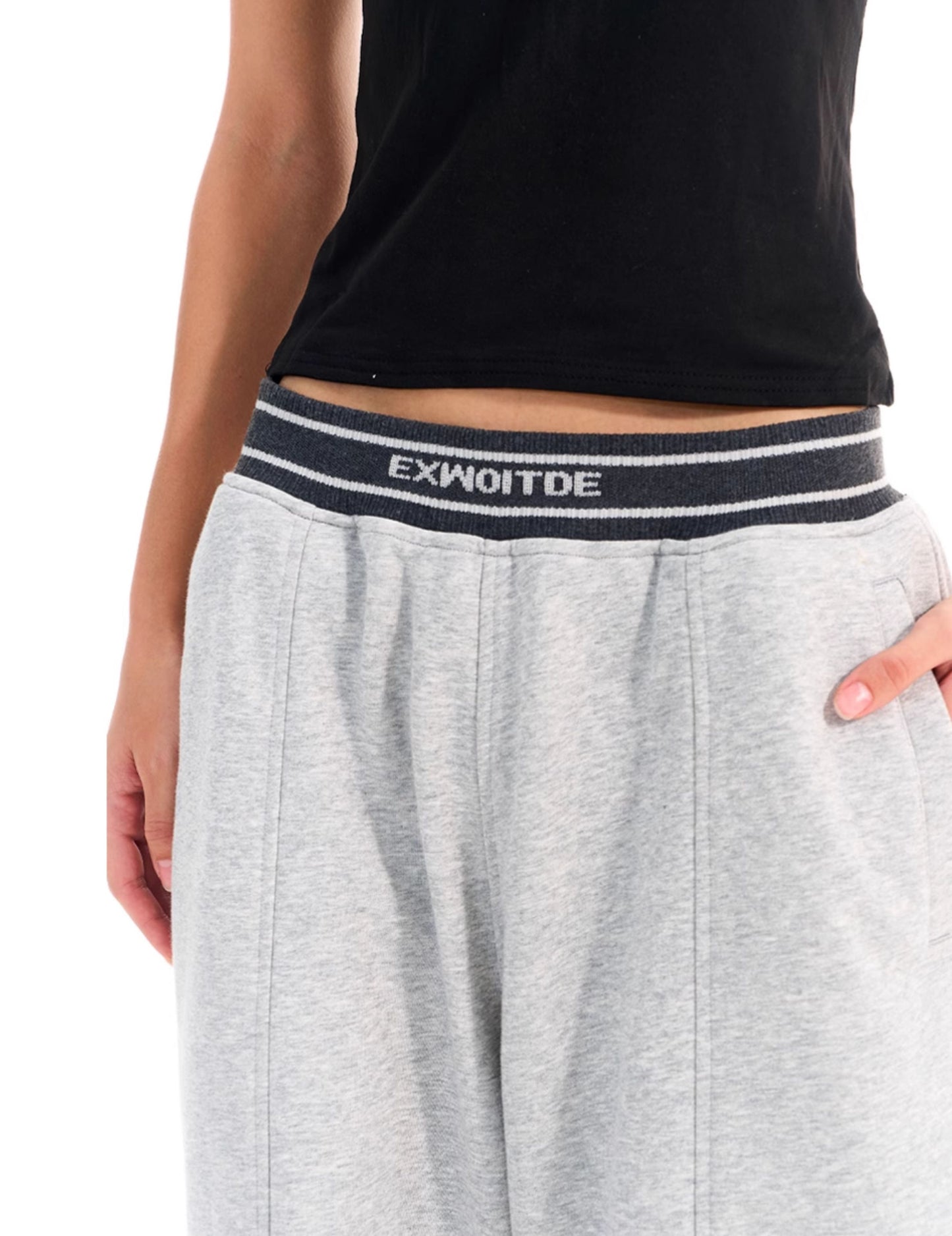 Curved Sweatpants