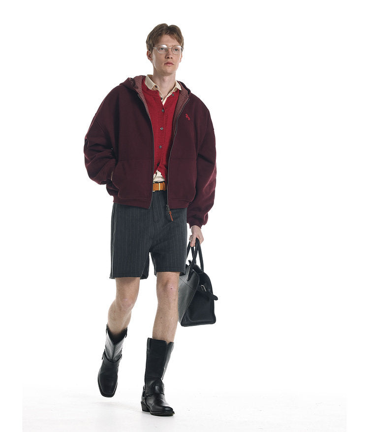 Brushed-Fleece Hooded Sweatshirt