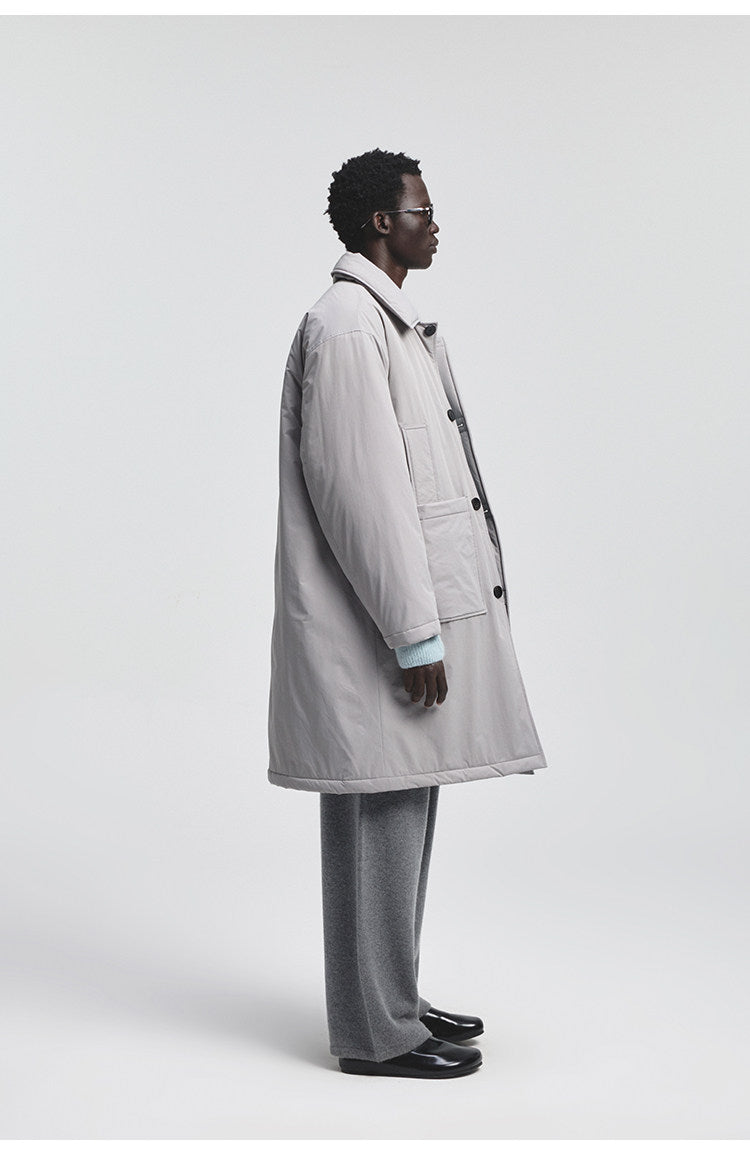 Multi-Pocket Quilted Coat