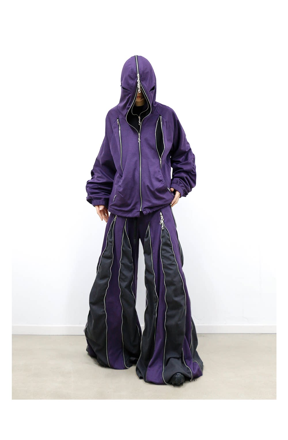 Multi-Zip Sweatpants