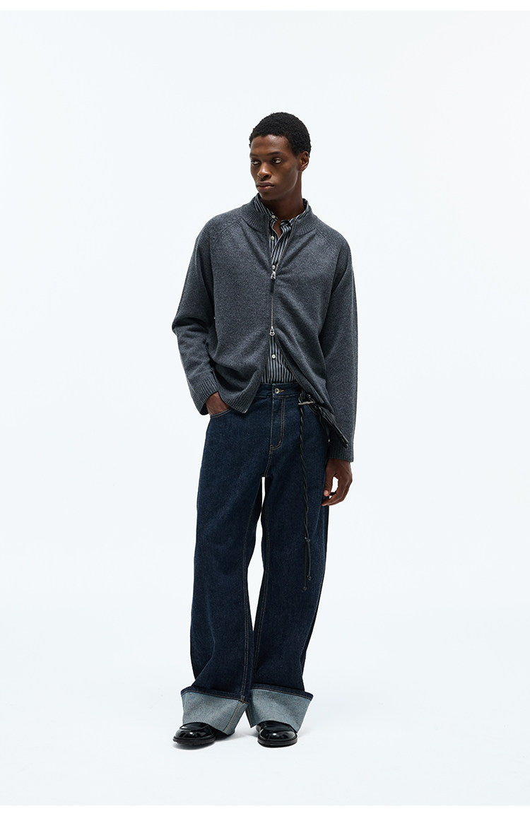 High-Twist Narrow-Width Jeans