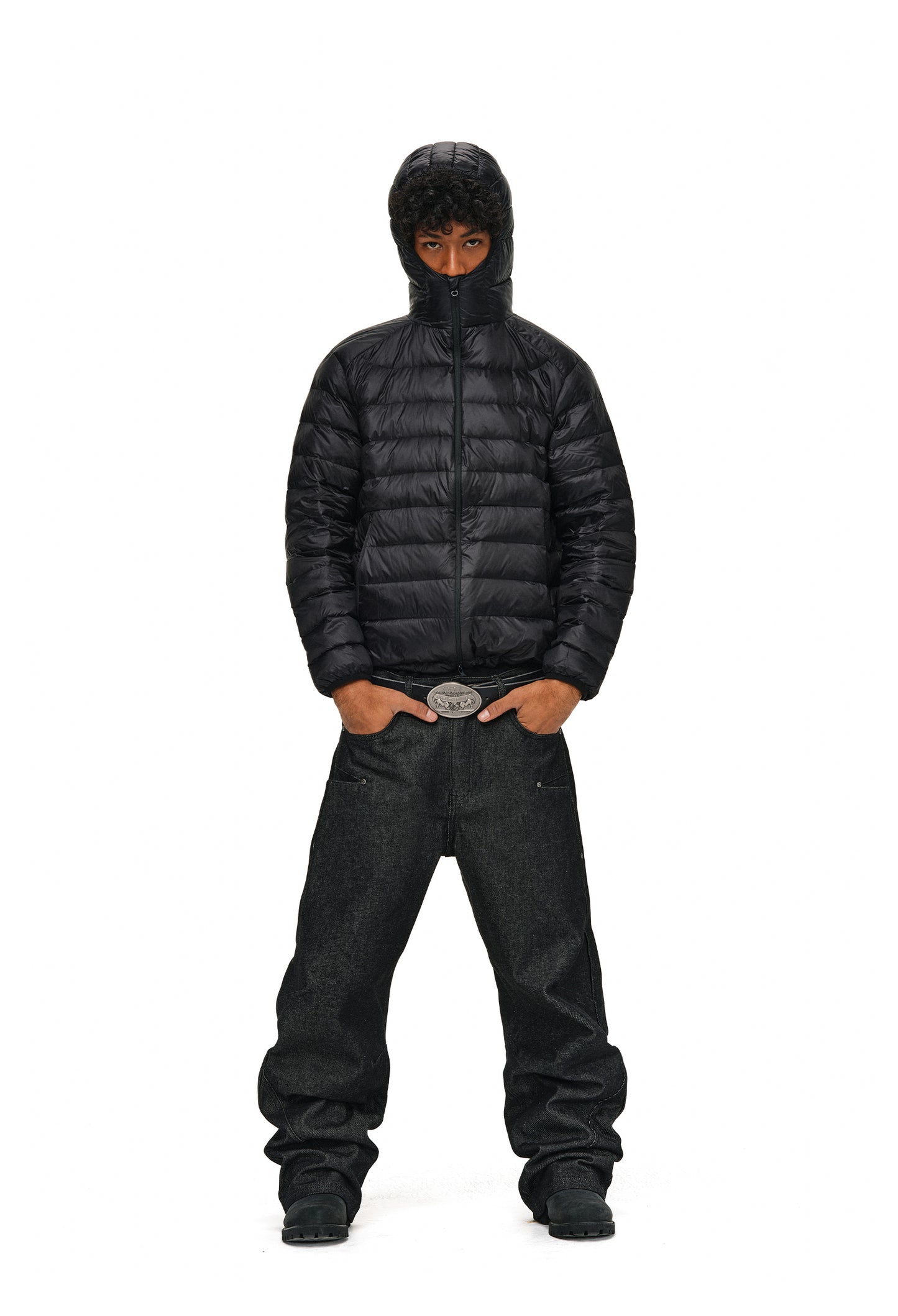 Lightweight Hooded Down Jacket