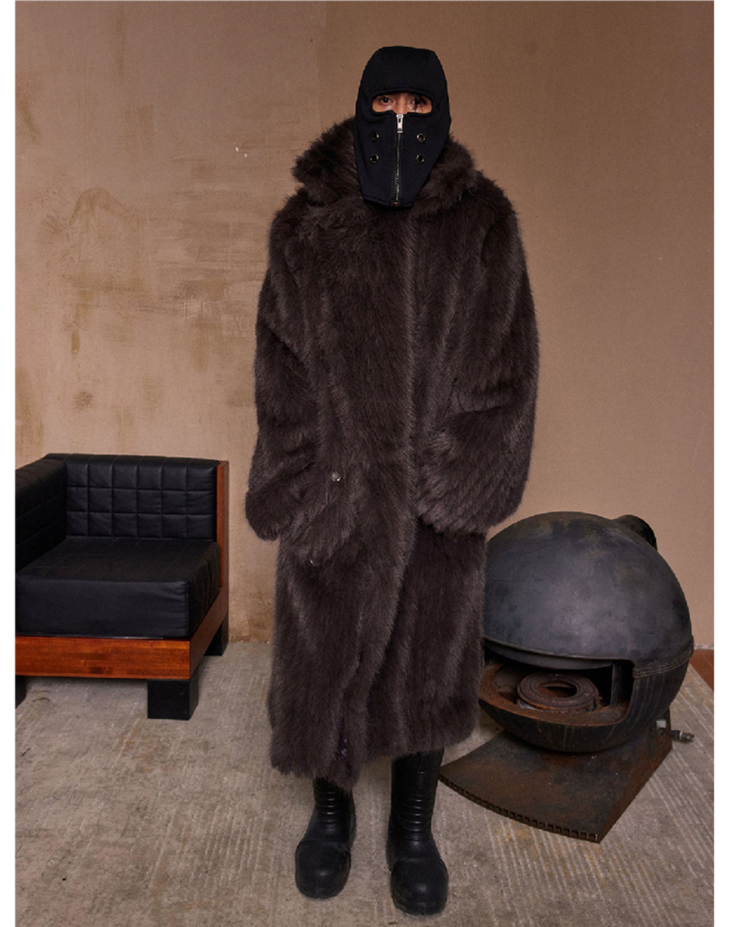 Original design dark knit hat