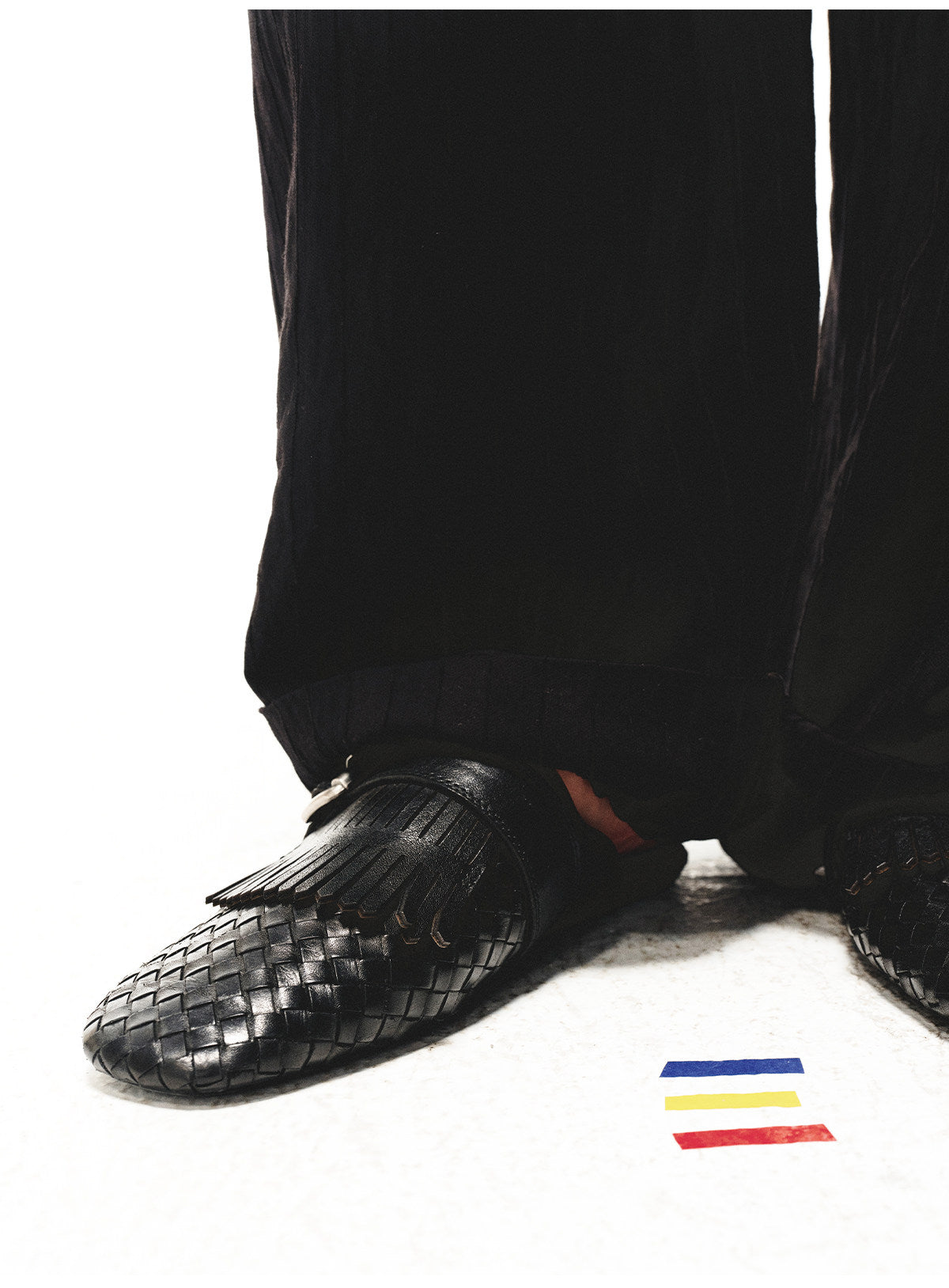 Leather Monk-Strap Sandals with Tassels
