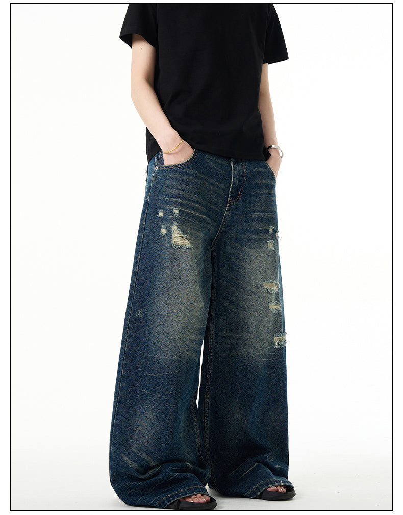 American Retro Baggy Wide Leg Jeans