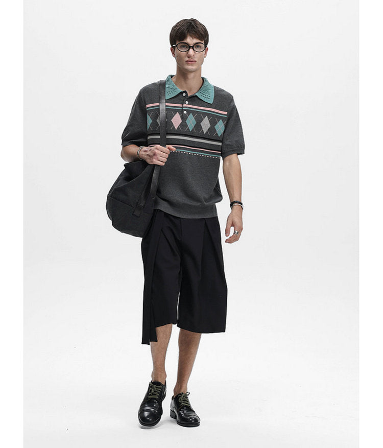3D-Shirred Shorts
