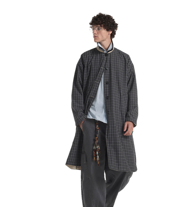 Reversible Long Trench Coat
