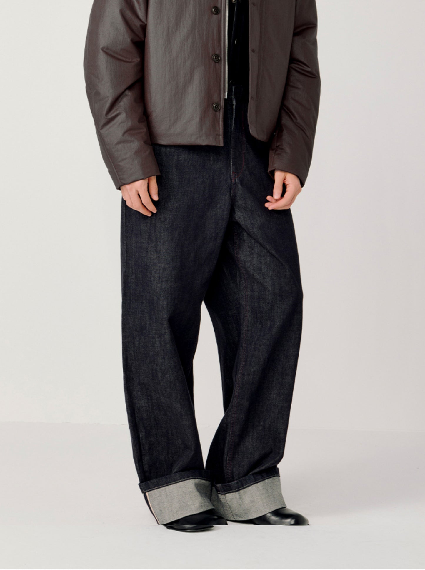 Straight Wide-Leg Jeans