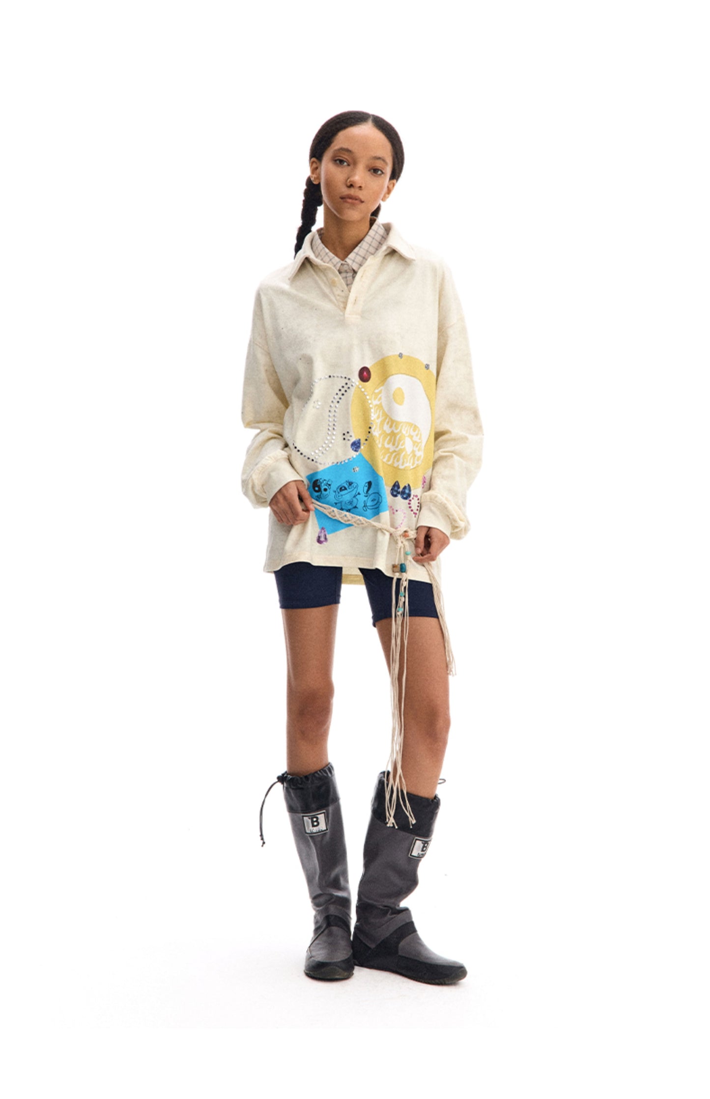 Taiji Sticky Notes Polo Shirt