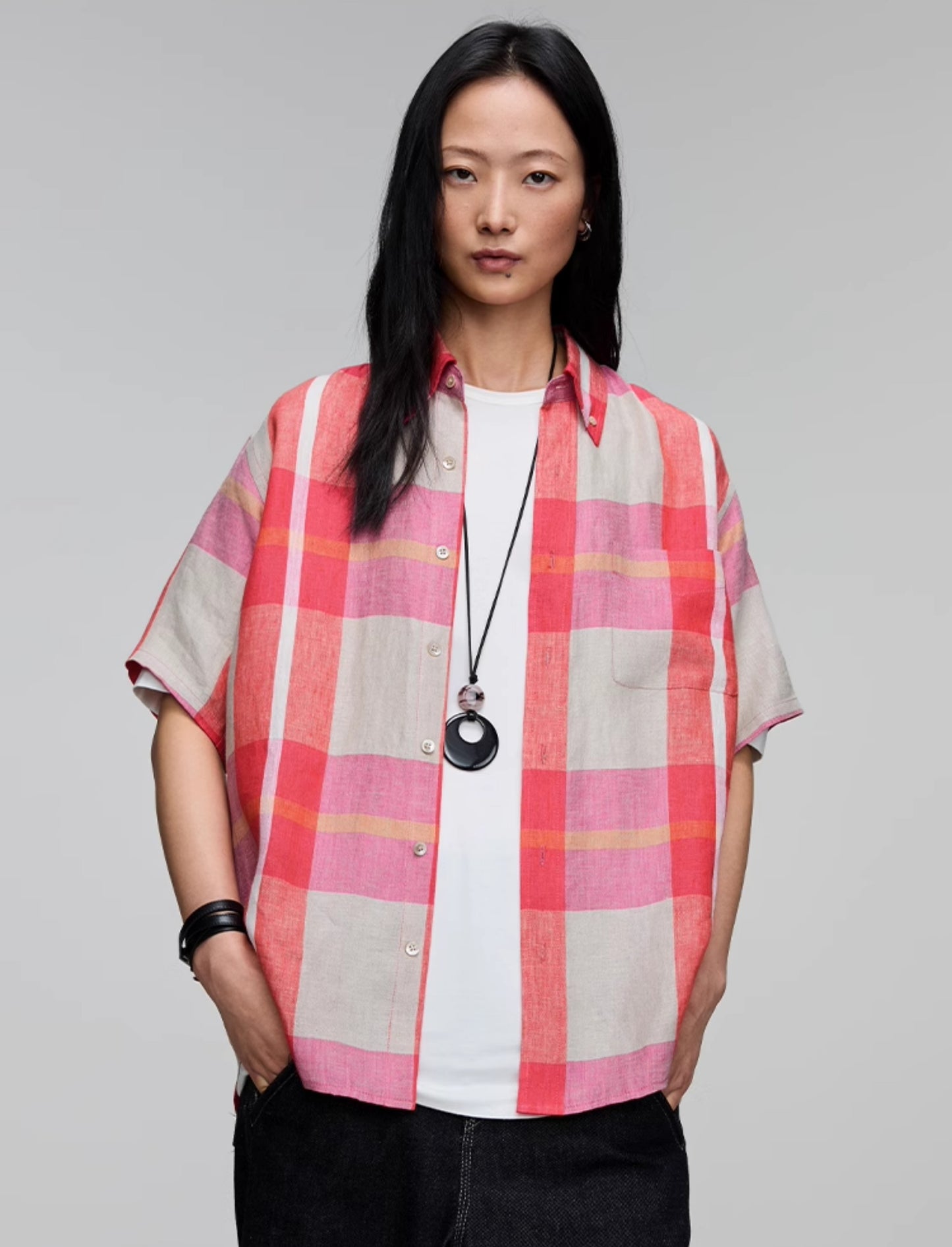 Casual Patch Pocket Shirt