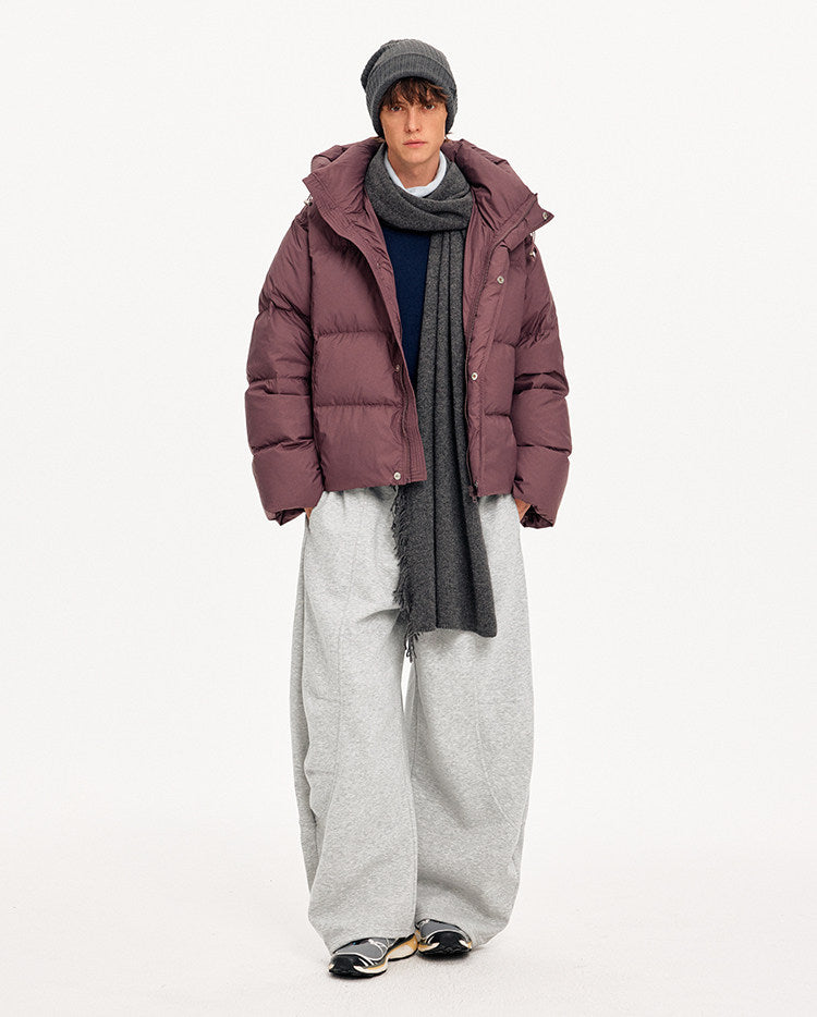 Warm Lightweight Down Jacket with Hood