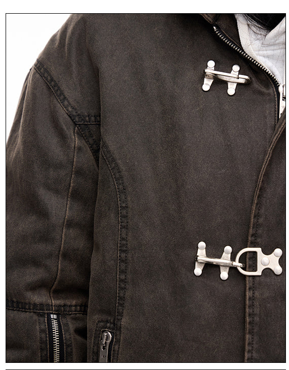 Deconstructed Splicing Loose Jacket