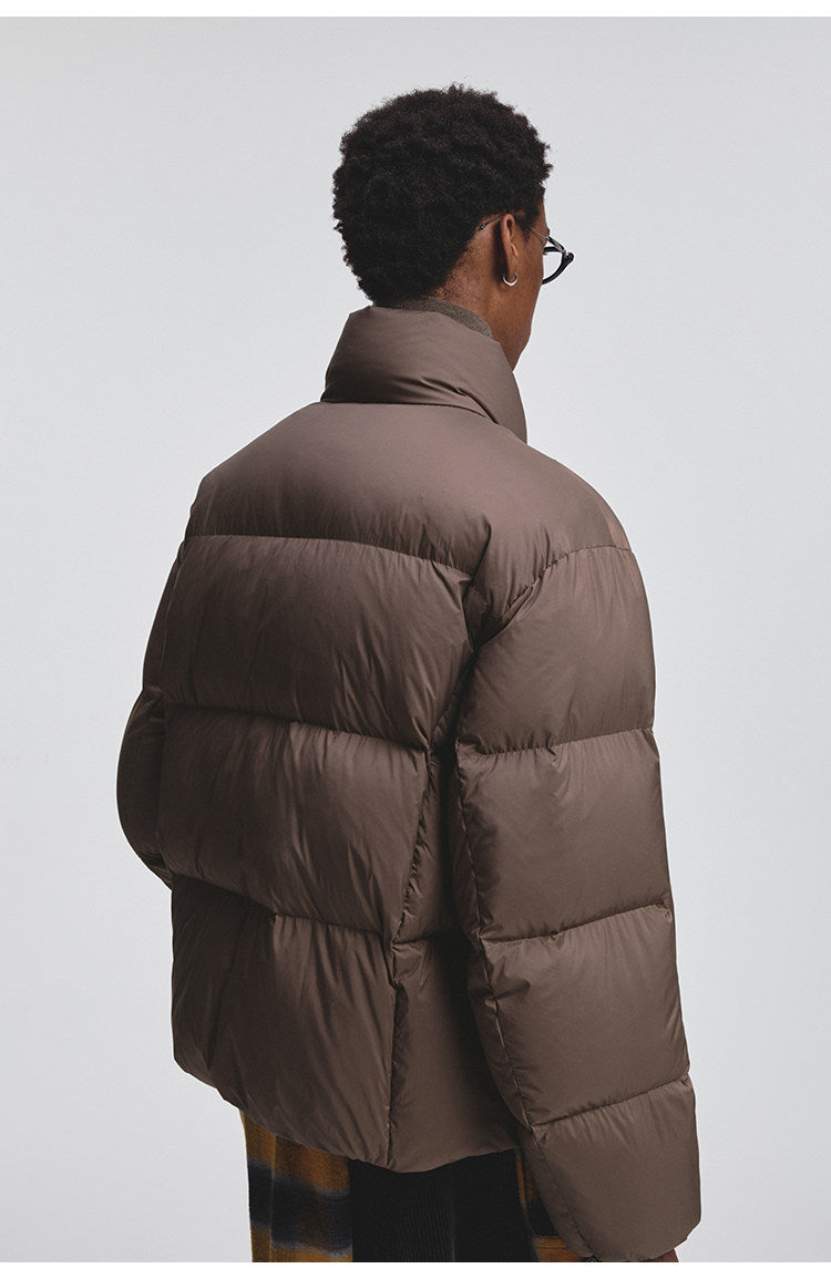 Classic Wrinkle-Processed Down Jacket