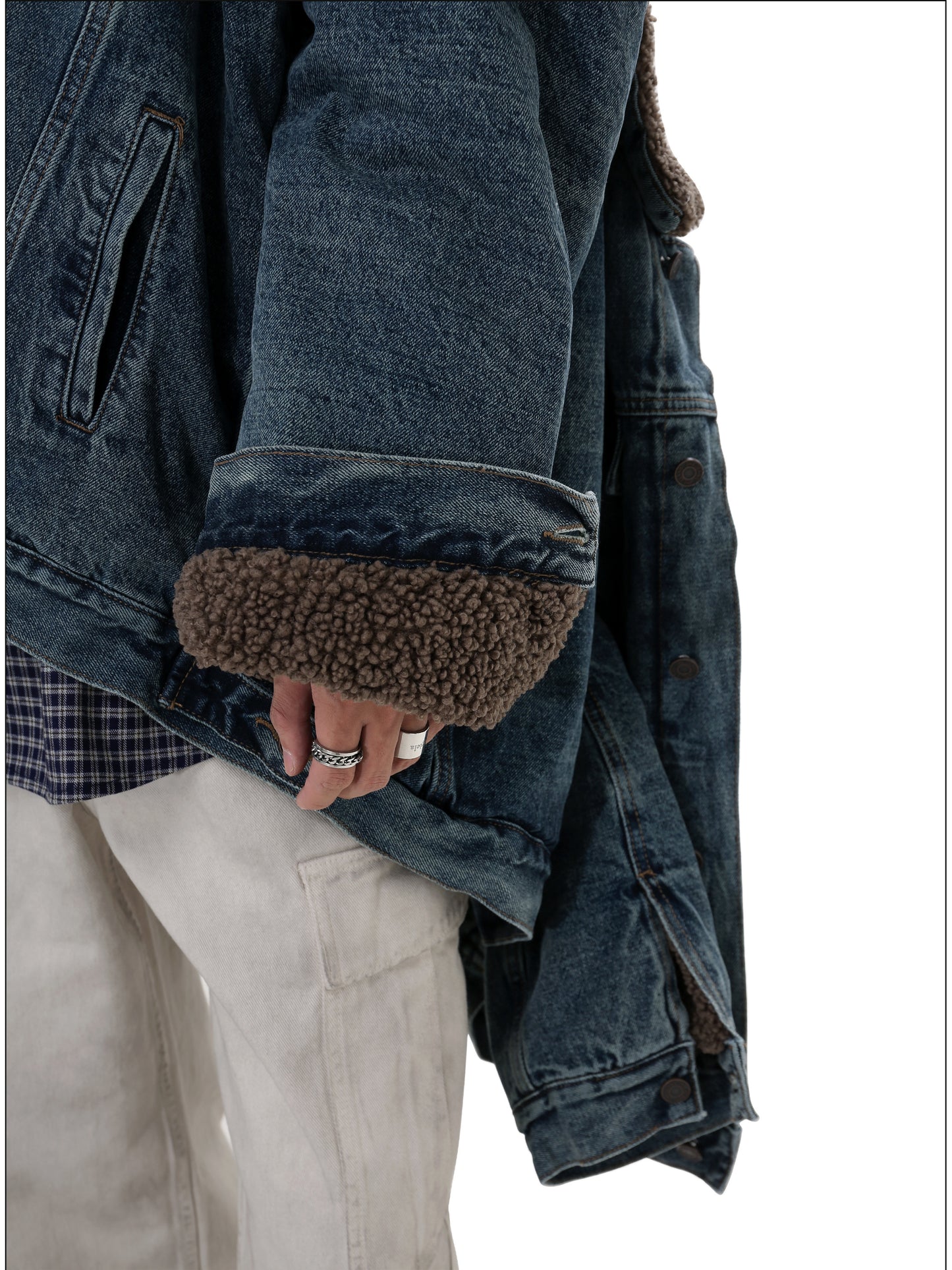 Damaged Thick Denim Jacket