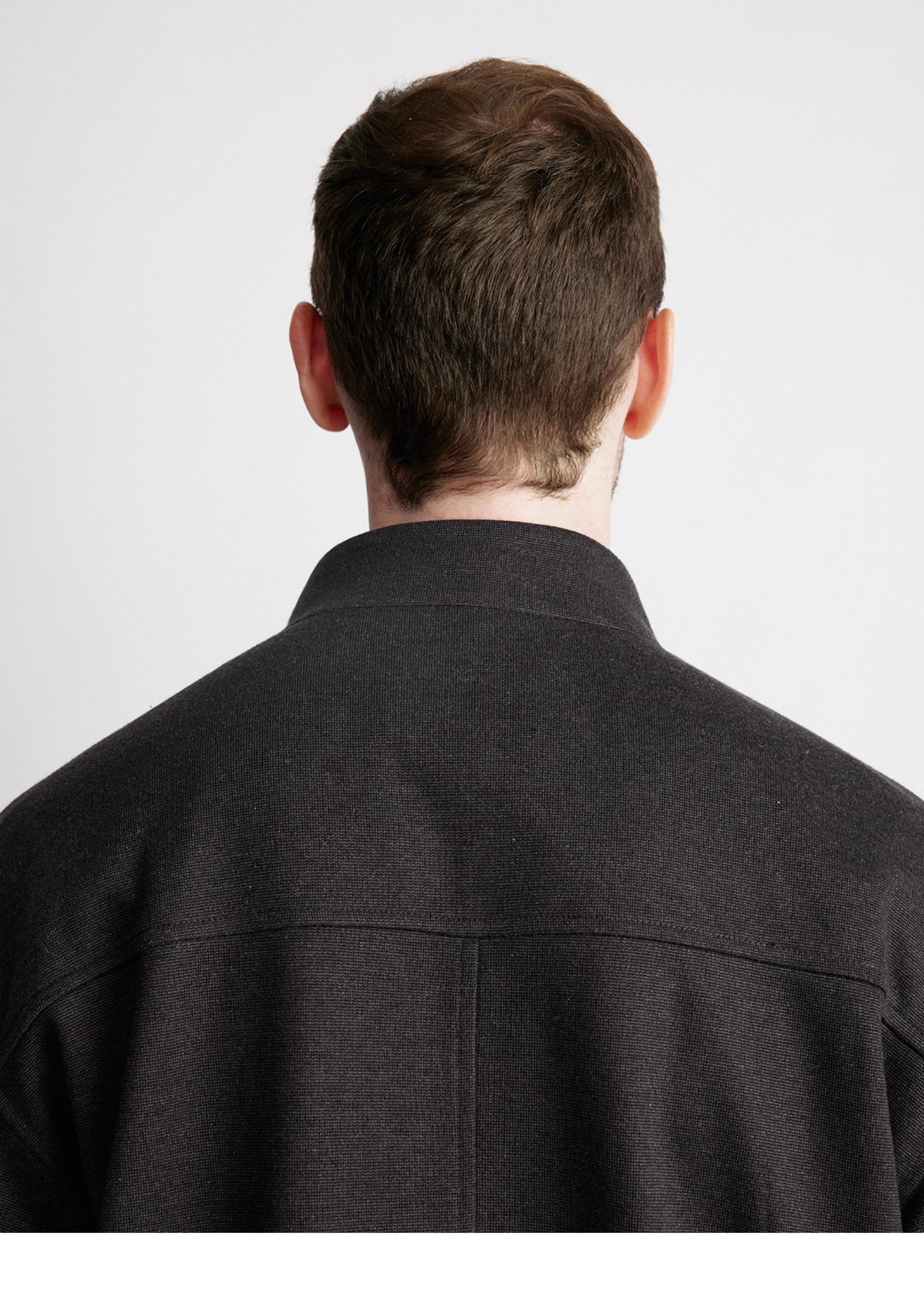 Wool Blend Zipper Jacket