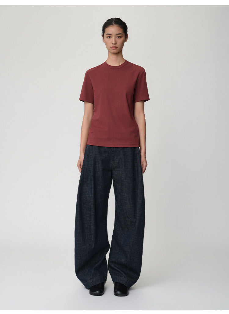 Loose-Fit Casual Denim Pants