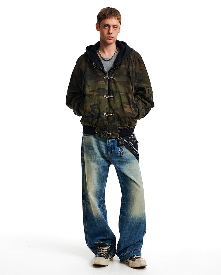 Camouflage Hooded Jacket