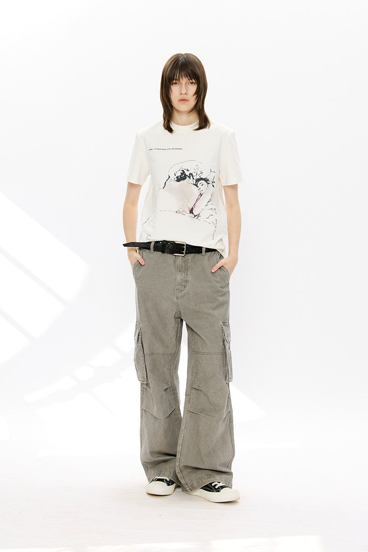 3D Pocket Loose Cargo Pants